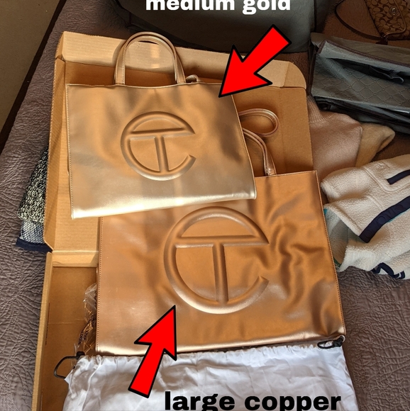 Telfar Large Shopping Tote Copper - Picture 6 of 6